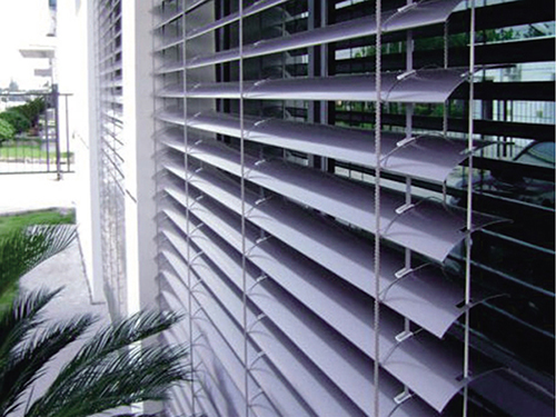 80户外铝合金百叶帘