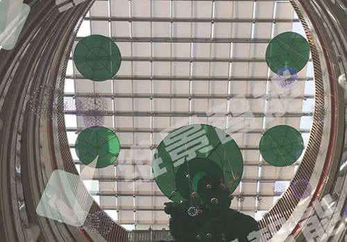 邳州新苏中心电动天棚帘遮阳及吊点