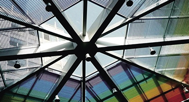 户外玻璃幕墙遮阳系统